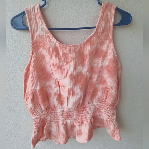 Time And Tru Women's Coordinating Peplum Waist Tank Top Size S - Picture 6 of 7